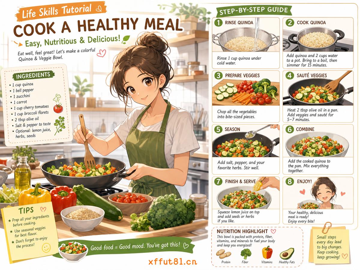 四虎生活技能动漫-健康饮食教程